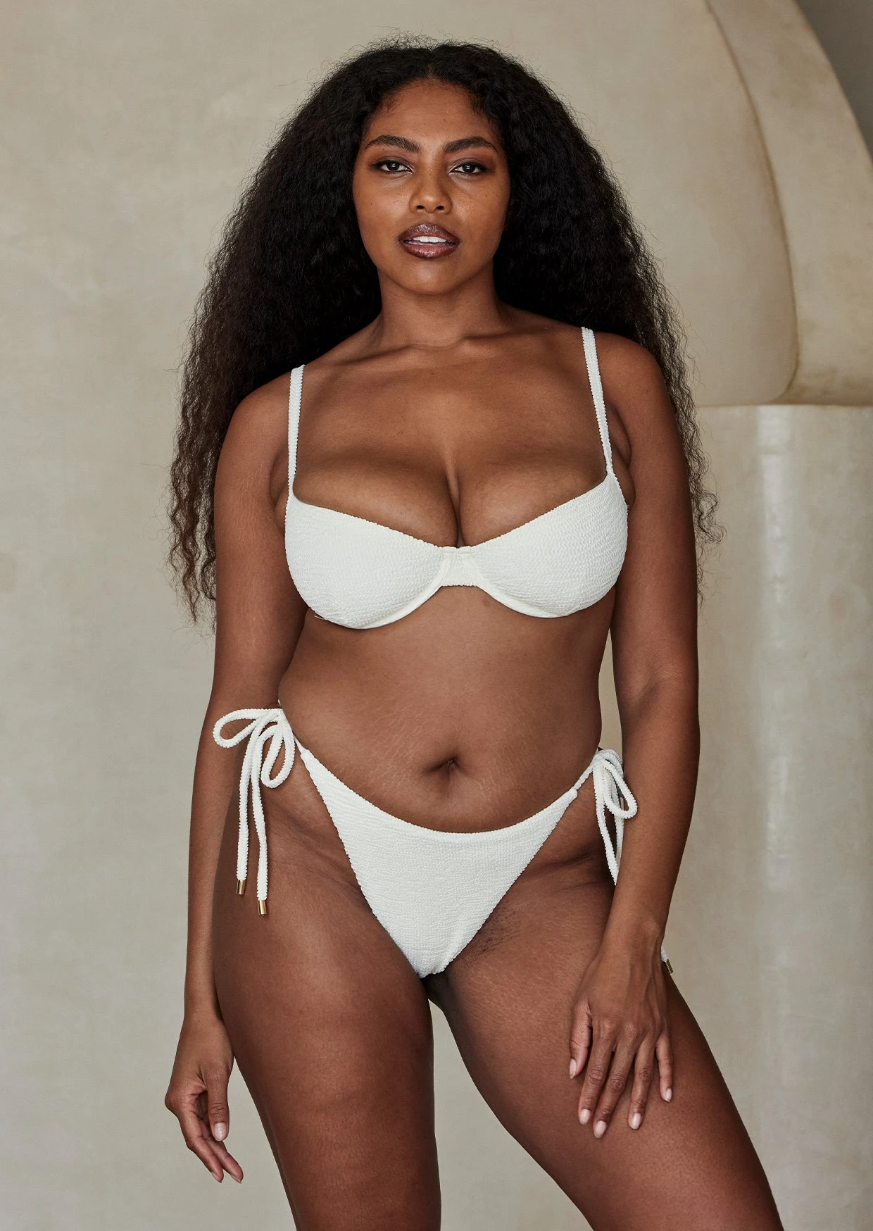 Palma Bottom - Ivory Crinkle - Image 7