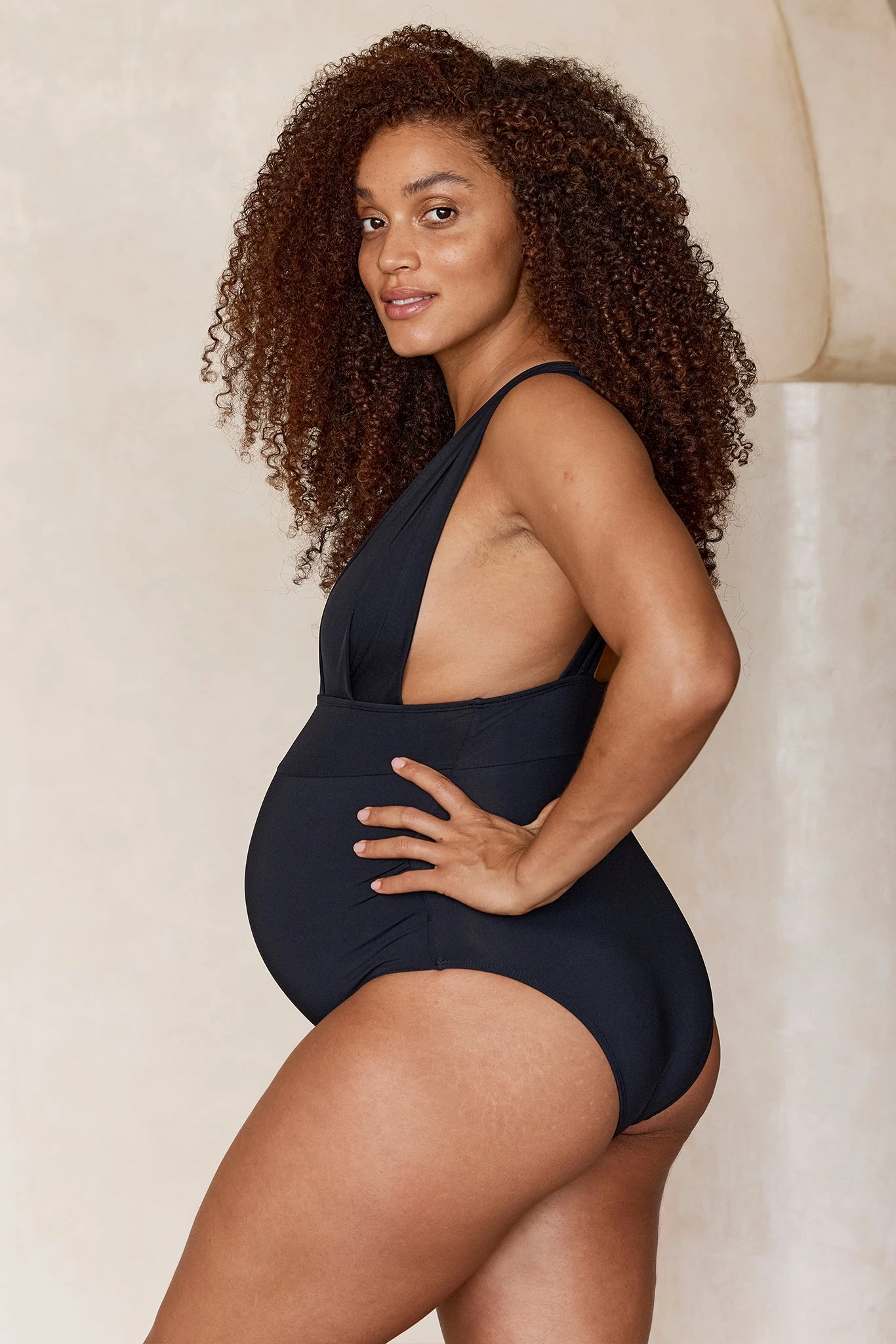 Maternity Aruba One Piece - Black - Image 4