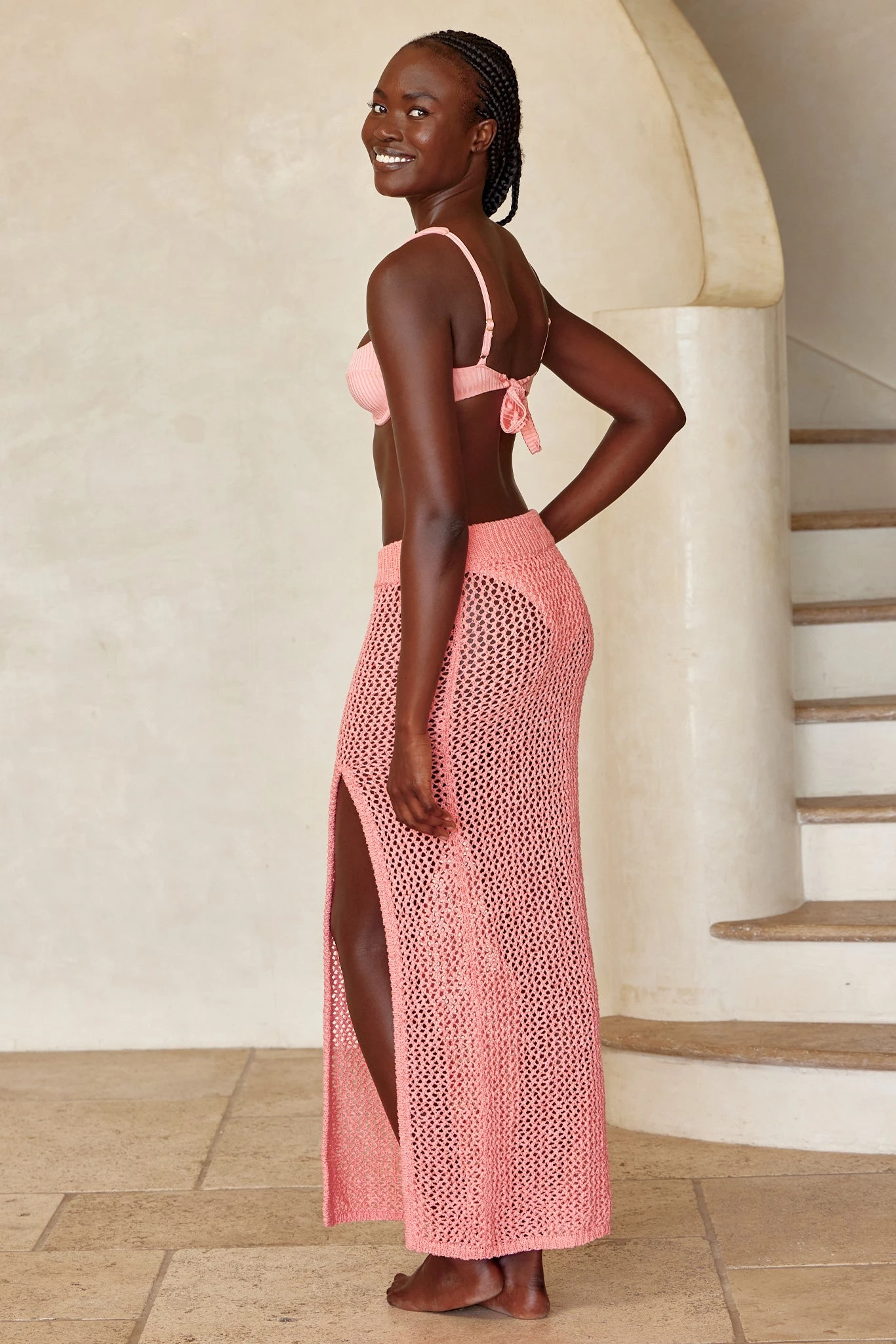 Camden Skirt - Guava Petit Crochet - Image 6