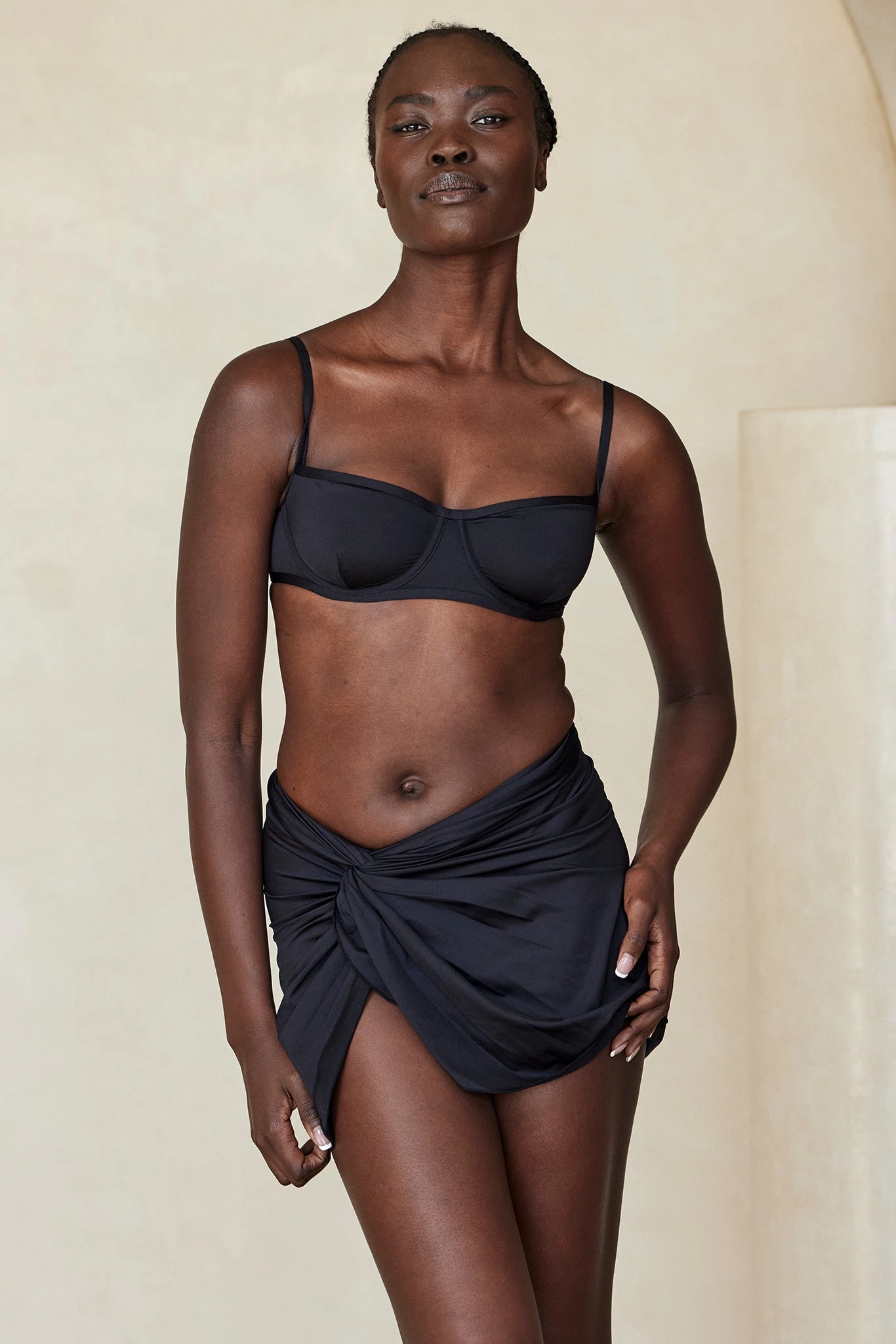 Andros Mini Sarong - Black - Image 2