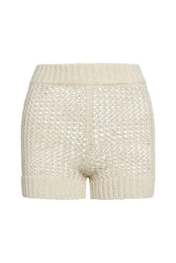 Acapulco Short - Ivory Petit Crochet