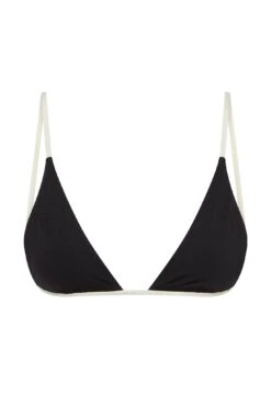 Barbados Top - Black/Ivory