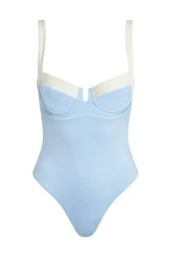Clovelly One Piece - Ivory/Sea Mist