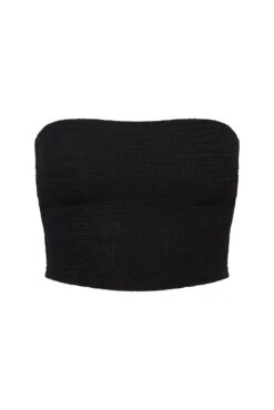 Laguna Top - Black Crinkle