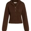 Lisbon Quarter Zip Sweater - Coco