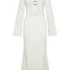 Montego Dress - White Crochet