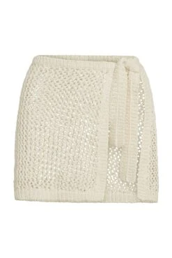 Santa Marta Sarong - Ivory Petit Crochet