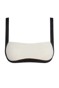 Santorini Top - Ivory/Black
